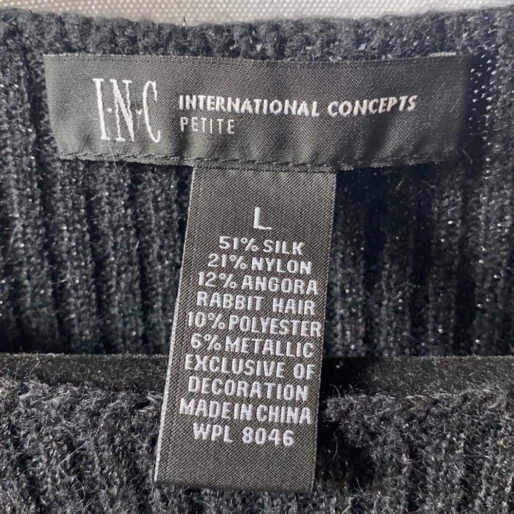 INC Long Bell Sleeve Silk Sweater Dress NWOT - Picture 4 of 6